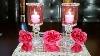 Diy Pink Candle Holders How To Tint Glass