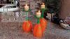 Diy Pumpkin Wine Glass Candle Holders