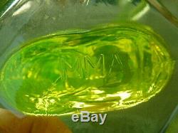 Dolphin Canary Candlesticks By Imperial Glass From Sandwich Glass Mold For Mma
