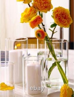 Durable 18 Piece Clear Glass Candle Holders Ideal for Modern Centerpieces