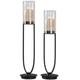 Durga 30.5 Inch Iron Work Candle Holders (set Of 2) Accessories Uttermost