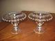Elegant Crystal Imperial Glass Candlewick Scarce Pair Urn Candleholders 400/129r