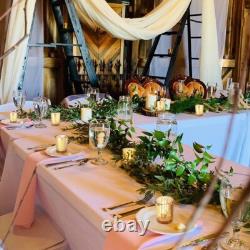 Elegant Mercury Glass Gold Candle Holders Set 72pcs for Stunning Centerpieces