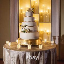 Elegant Mercury Glass Gold Candle Holders Set 72pcs for Stunning Centerpieces