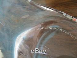 Elsa Peretti for Tiffany BONE 9.5 CANDLESTICKS Crystal Clear SIGNED Rare Pair