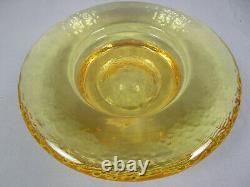 FIRE AND LIGHT Recycled Art Glass Candle Holder Wine Bottle Stand Coaster Citrus
