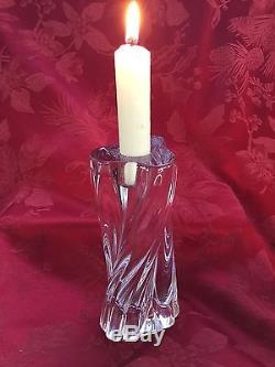 FLAWLESS Exceptional France BACCARAT ODILON Crystal CANDLESTICK CANDLE HOLDER a