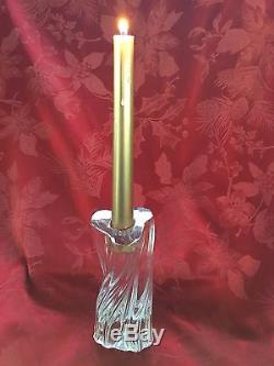 FLAWLESS Exceptional France BACCARAT ODILON Crystal CANDLESTICK CANDLE HOLDER a