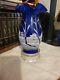 Fenton Art Glass Co Hand Painted Winter Scene Hurricane Candle Wow L@@k