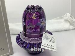 Fenton Historical Collection 1998 Royal Purple 3 Pc Fairy Light HP LE 1610 N4