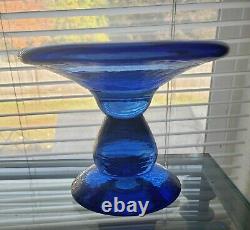 Fire And Light Candle Holder Pedestal EXTREMELY RARE! Minor cracking & scratches