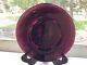 Fire And Light Style Garnet Recycled Glass Wine/candle Holder Heavy 6.5diam