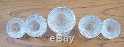 Five (5) MCM Ittala Festivo Candle Holders by Timo Sarpaneva 1-2-5 ring