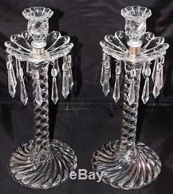 Fostoria Colony Eiffel Tower Candle Holders (2)