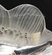 French Lalique Three Anemones Flower Crystal Candle Holder An Elegant Gift