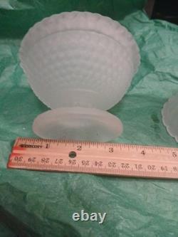 Frosted Glass Fairy Lamp With Roses Decal