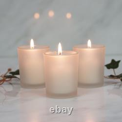 Frosted Glass Votive CANDLE HOLDERS Wedding Favor Centerpiece Decorations SALE