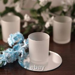 Frosted Glass Votive CANDLE HOLDERS Wedding Favor Centerpiece Decorations SALE