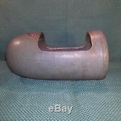 Fulper Vasecraft Pottery 1913-1916 covered candle holder with glass inserts