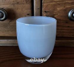 GLASSYBABY Tealight CANDLE HOLDER A MILLION BUCKS Gray Lavender PRE-TRISKELION