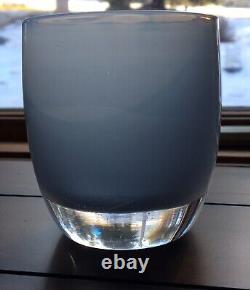 GLASSYBABY Tealight CANDLE HOLDER A MILLION BUCKS Gray Lavender PRE-TRISKELION