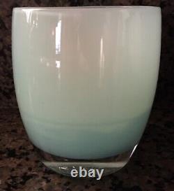 GLASSYBABY Tealight CANDLE HOLDER AQUAMARINE PRE-TRISKELION No Sticker LOVELY