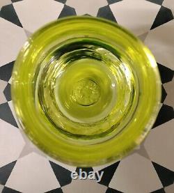 GLASSYBABY VASELINE RARE 1 OF 2 EVER MADE! URANIUM GLASS Votive Candle Holder