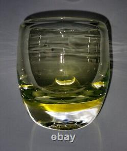 GLASSYBABY VASELINE RARE 1 OF 2 EVER MADE! URANIUM GLASS Votive Candle Holder