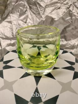 GLASSYBABY VASELINE RARE 1 OF 2 EVER MADE! URANIUM GLASS Votive Candle Holder