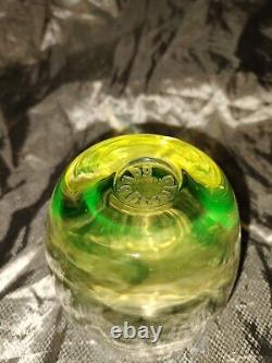 GLASSYBABY VASELINE RARE 1 OF 2 EVER MADE! URANIUM GLASS Votive Candle Holder