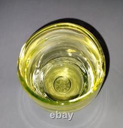 GLASSYBABY VASELINE RARE 1 OF 2 EVER MADE! URANIUM GLASS Votive Candle Holder
