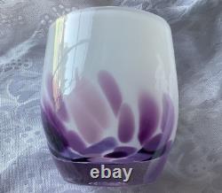 GLASSYBABYWISTERIABLOWNGLASSCANDLEHOLDERVOTIVENEWWithBOX&CARDSSOLDOUT