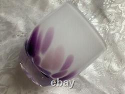 GLASSYBABYWISTERIABLOWNGLASSCANDLEHOLDERVOTIVENEWWithBOX&CARDSSOLDOUT