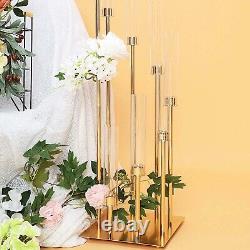 GOLD 42 tall Candelabra Candle Holder Glass Party Wedding Home Centerpieces