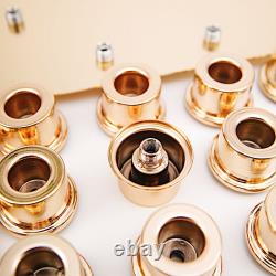 GOLD 50 Candelabra Candle Holder Centerpiece with Glass Wedding Centerpieces