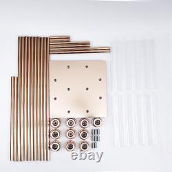 GOLD 50 Candelabra Candle Holder Centerpiece with Glass Wedding Centerpieces