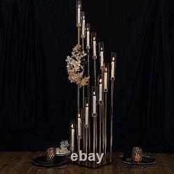 GOLD 57 tall Candelabra Candle Holder Glass Party Wedding Home Centerpieces