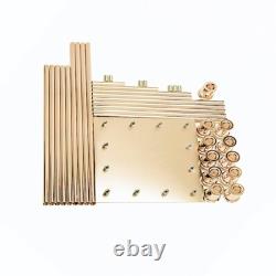GOLD 57 tall Candelabra Candle Holder Glass Party Wedding Home Centerpieces