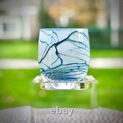 GORGEOUS Retired Glassybaby Seattle Seahawks GET LOUD Glass Votive Candle Holder