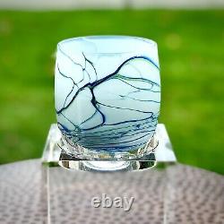 GORGEOUS Retired Glassybaby Seattle Seahawks GET LOUD Glass Votive Candle Holder