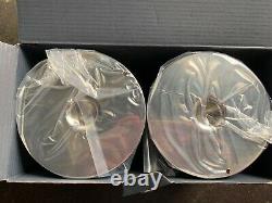 Georg Jensen Alfredo Candle Holders, Medium 2 pack Stainless Steel NEW IN BOX