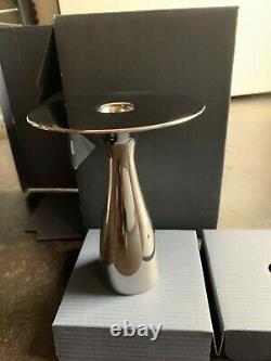 Georg Jensen Alfredo Candle Holders, Medium 2 pack Stainless Steel NEW IN BOX