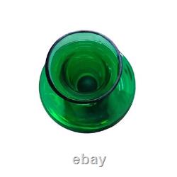 Glass Art Candle Holders (Set of 2) Cobalt Blue, Emerald Green