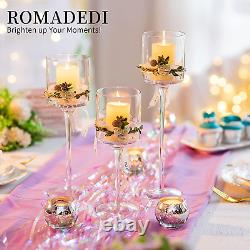Glass Candle Holder Tea Light Votive Holder Wedding Centerpiece Floating Candle