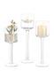 Glass Candle Holder For Table Centerpiece Tall Tea Lights Candle Holder, El