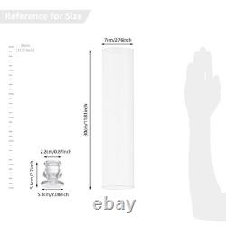 Glass Candle Holders with Covers 24 Pack Hurricane Vases For Wedding Centerpiece
