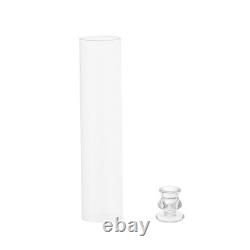 Glass Candle Holders with Covers 24 Pack Hurricane Vases For Wedding Centerpiece