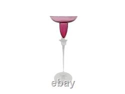 Glass Candle Stick Holder Made By Versace & Rosenthal