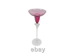 Glass Candle Stick Holder Made By Versace & Rosenthal