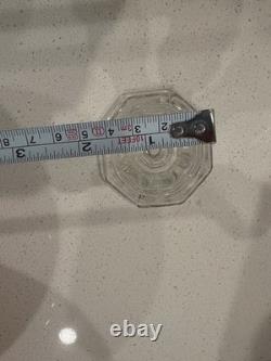 Glass Candle Sticks Set